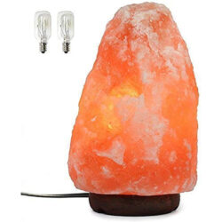 7 Inch Himalayan Salt Lamp with Dimmer Cord