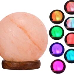 V.C.Formark USB Himalayan Salt Lamp with 8 Colors Changing