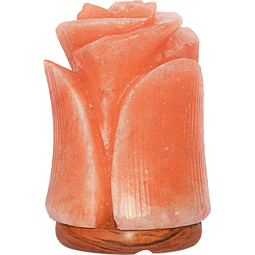 Spantik Beautiful Flower Shape Himalayan Salt Lamp