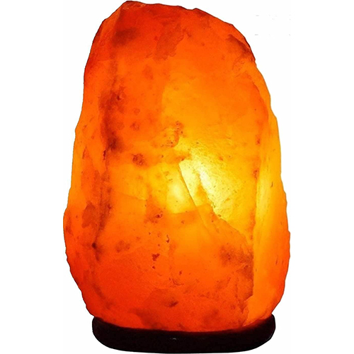 Handcrafted Himalayan Salt Lamp with Dimmer Switch – 7 to 10 lbs