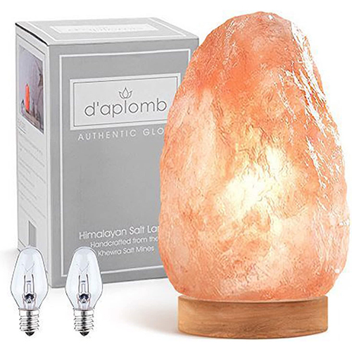 d'aplomb Authentic Natural Himalayan Salt Lamp - 8lbs