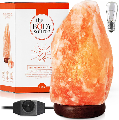 Himalayan Salt Lamp 10-12" (11-15 lbs) – Adjustable Glow & Relaxing Ambiance