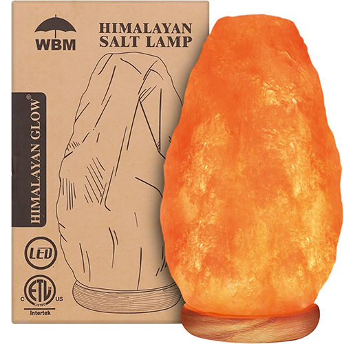 WBM USB Himalayan Salt Lamp – Natural Glow & Air Purification