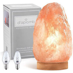 d’aplomb Authentic Natural Himalayan Salt Lamp – 8lbs