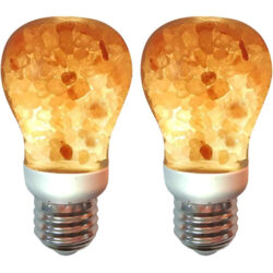 Himalayan Salt Light Bulbs – Warm Amber Glow (2-Pack)